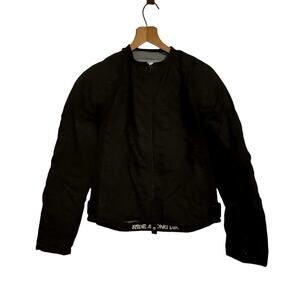 Icon Women's Black Merc Jacket with Asphalt Technologies, Size medium